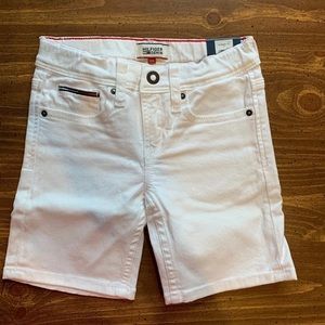 🆕 Tommy Hilfiger Kids White Denim Shorts
